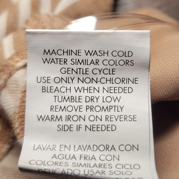 NWT Speechless‎ Taupe & White Striped Strap Tie Dress Womens Size XXL - Picture 8 of 12